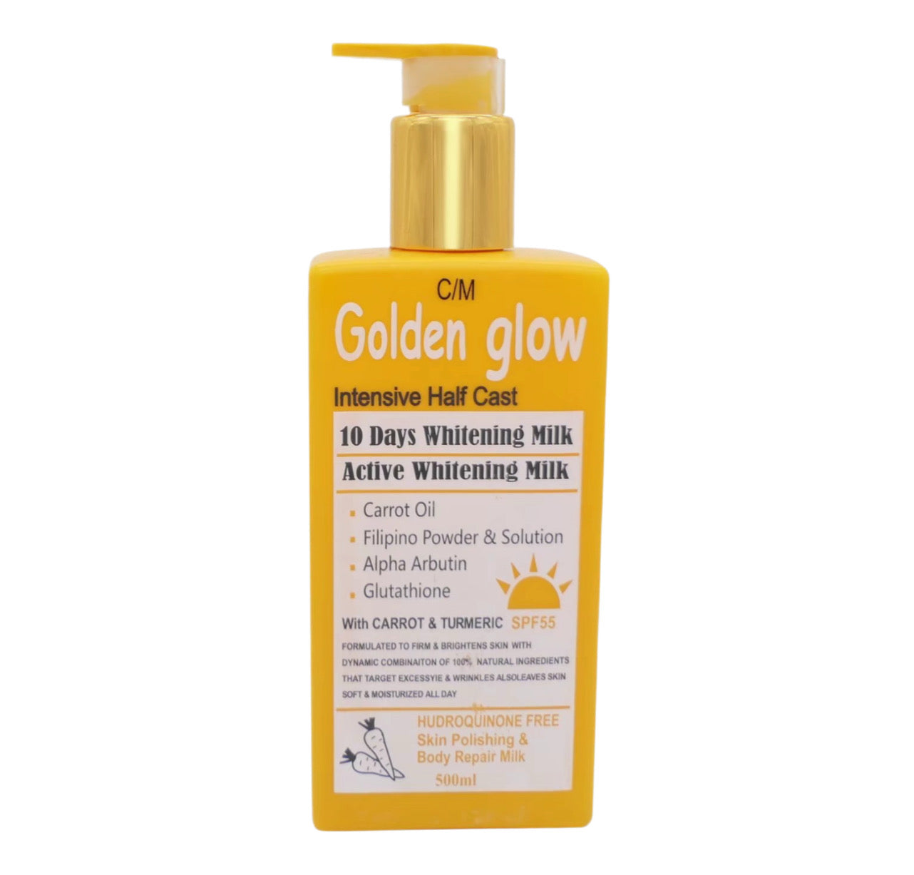 Golden Glow Intensive Half Cast Body Lotion 500ml